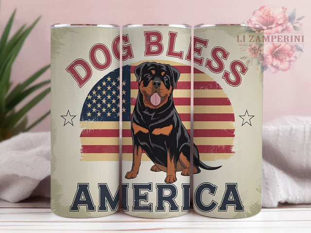 Patriotic 4th of July Funny Dog Tumbler, USA Flag Tumbler, 4th of July Tumbler, Dog Lover Tumbler, Funny Dog Tumbler, 20oz Sublimation Wrap, American Pride Tumbler Sublimation Li Zamperini 