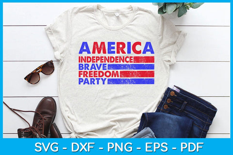 Patriotic 4th Of July SVG PNG Bundle Cut And Print File SVG Creativedesigntee 