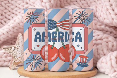 Patriotic America 20oz Tumbler Wrap Sublimation DesignSVG 