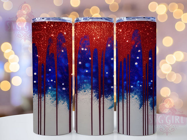 Patriotic America 4th of July Tumbler, 4Th Of July Art, Patriotic Sublimation, 20Oz Tumbler Design, Artistic USA Wrap, Independence Day Printable, Red White Blue Design Sublimation SvggirlplusArt 