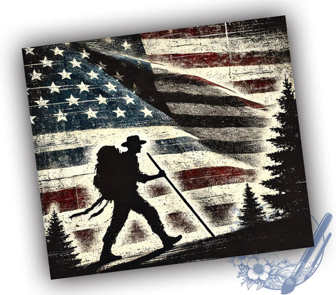 Patriotic American Flag 20oz Tumbler, American Flag Design, 20oz Tumbler Wrap, 4th of July Gift, USA Drinkware, Independence Day Tumbler, Custom Drinkware Sublimation ToriDesigns 