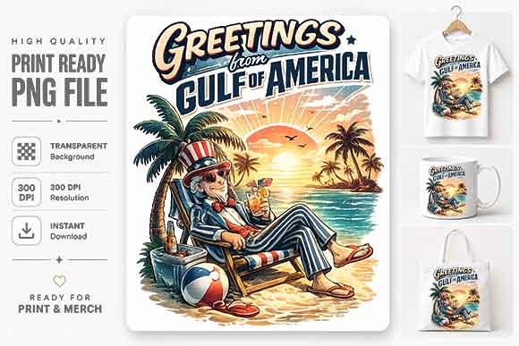 Patriotic Beach Vacation PNG Vintage Coastal Americana Sublimation Design SVG BillahCrafts 
