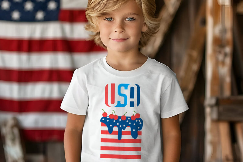 Patriotic Cake and USA Knockout SVG Duo SVG Risa Rocks It 