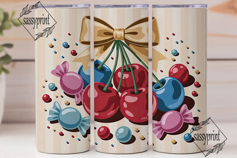 Patriotic Candy 20oz Tumbler Wrap Sublimation sassyprint 