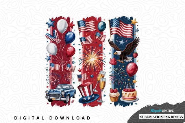 Patriotic celebration sublimation png design Sublimation Regulrcrative 