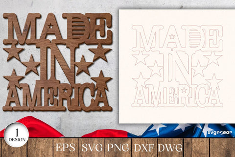 Patriotic Coasters Laser Cut Bundle SVG SvgOcean 