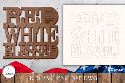 Patriotic Coasters Laser Cut Bundle SVG SvgOcean 