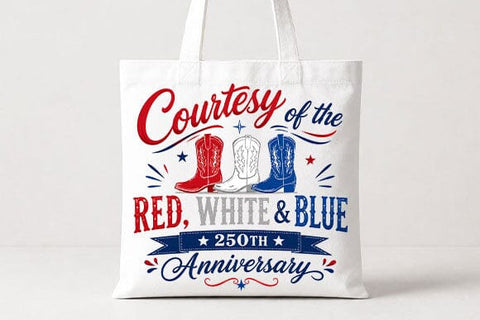 Patriotic Cowboy Boots PNG USA 250th Anniversary Digital Download SVG BillahCrafts 