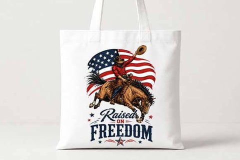 Patriotic Cowboy PNG | Western Freedom Sublimation Digital Download SVG BillahCrafts 
