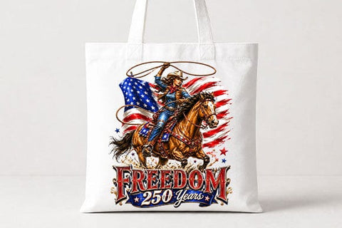 Patriotic Cowgirl Riding Horse PNG Western Freedom Sublimation PNG SVG BillahCrafts 