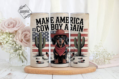 Patriotic Dachshund 20oz Tumbler Wrap Sublimation sassyprint 