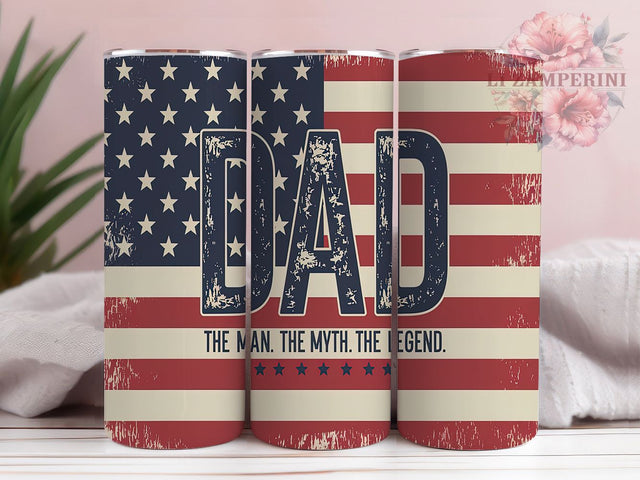 Patriotic Dad Legend Tumbler Wrap, The Man The Myth The Legend Cup, Patriotic Dad Tumbler, American Flag Dad Gift, 20oz Father’s Day Tumbler, USA Flag Sublimation PNG Sublimation Li Zamperini 