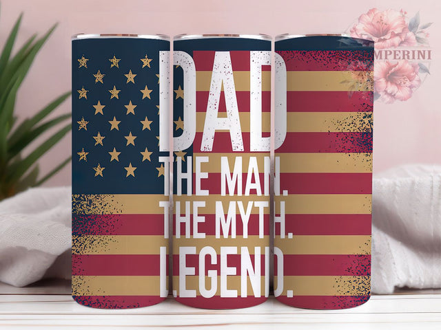 Patriotic Dad Legend Tumbler Wrap, The Man The Myth The Legend Cup, Patriotic Dad Tumbler, American Flag Dad Gift, 20oz Father’s Day Tumbler, USA Flag Sublimation PNG Sublimation Li Zamperini 