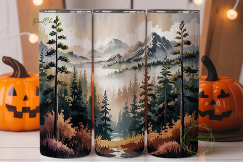 Patriotic Deer Flag 20oz Tumbler Wrap Sublimation PixelChick 