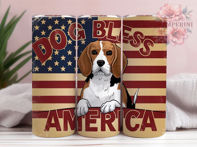 Patriotic Dog Lover USA Tumbler, Dog Tumbler, USA Tumbler, American Flag Tumbler, Dog Lover Tumbler, 20oz Sublimation Wrap, 4th Of July Tumbler Sublimation Li Zamperini 