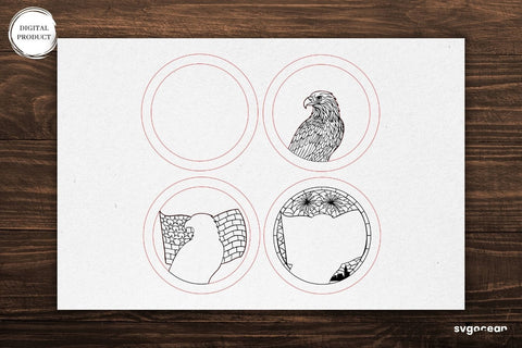 Patriotic Door Sign Bundle SVG SvgOcean 