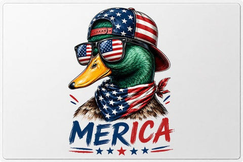 Patriotic Duck PNG Funny Merica American Flag Digital Download SVG BillahCrafts 