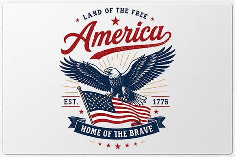 Patriotic Eagle American Flag PNG USA Pride Sublimation Design SVG BillahCrafts 