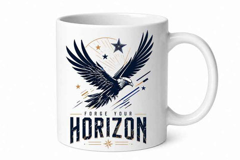 Patriotic Eagle Horizon PNG | Freedom Eagle Sublimation Design SVG BillahCrafts 