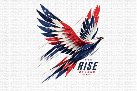 Patriotic Eagle PNG | American Eagle Sublimation PNG Digital Download SVG BillahCrafts 