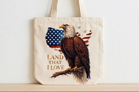 Patriotic Eagle PNG American Flag Bald Eagle Sublimation SVG BillahCrafts 