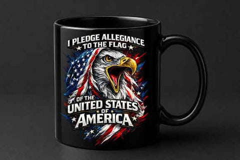 Patriotic Eagle PNG American Pride Flag Sublimation Digital Download SVG BillahCrafts 