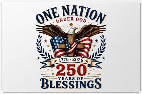 Patriotic Eagle PNG | One Nation Under God Sublimation PNG SVG BillahCrafts 