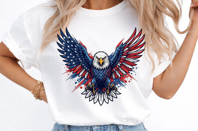 Patriotic Eagle USA PNG Sublimation designmaster24 