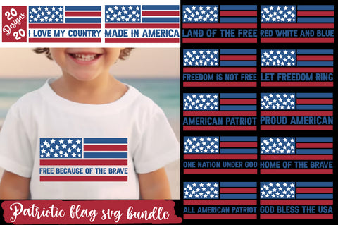 Patriotic Flag Svg Bundle, American Flag SVG Bundle, July 4th, Patriotic Svg, Fourth Of July,Funny Quote Svg,flag svg,flag PNG, SVG farhad farhad 