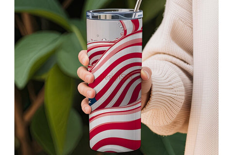 Patriotic Flowing Flag 20oz Tumbler Wrap Sublimation DesignSVG 