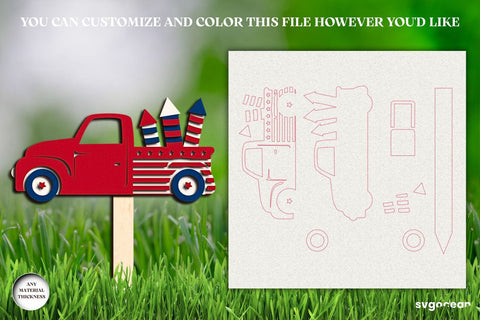 Patriotic Garden Stackes Bundle SVG SvgOcean 