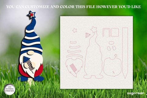 Patriotic Garden Stackes Bundle SVG SvgOcean 