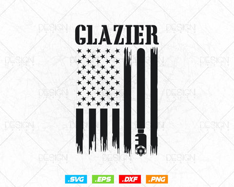 Patriotic Glassworker USA Flag Glazier Svg Png, Glazer, Glass Worker, Fathers Day Svg, Svg Files for Cricut Silhouette, Instant Download SVG DesignDestine 