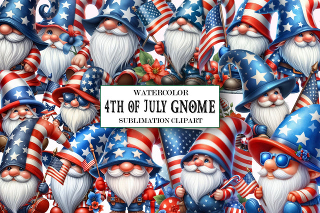 Patriotic Gnome Sublimation Bundle Sublimation SVGista 