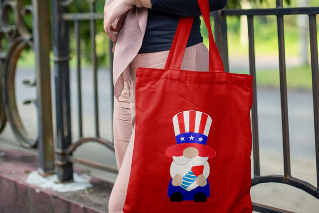 Patriotic Gnome with Uncle Sam Hat Embroidery Embroidery/Applique DESIGNS Risa Rocks It 