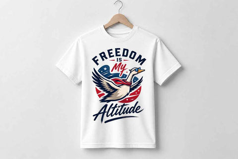 Patriotic Goose PNG Freedom Is My Attitude Sublimation Design SVG BillahCrafts 