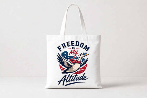 Patriotic Goose PNG Freedom Is My Attitude Sublimation Design SVG BillahCrafts 