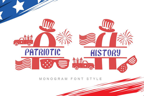 Patriotic History Font Prasetya Letter 