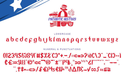 Patriotic History Font Prasetya Letter 