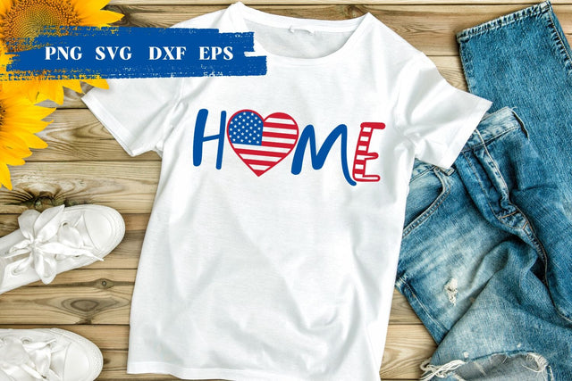 Patriotic Home USA SVG SVG SvgOcean 