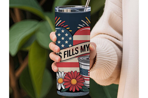 Patriotic Jesus Tumbler Wrap PNG Sublimation DesignSVG 