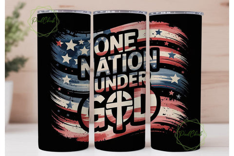Patriotic Leopard God Tumbler Wrap Sublimation PixelChick 