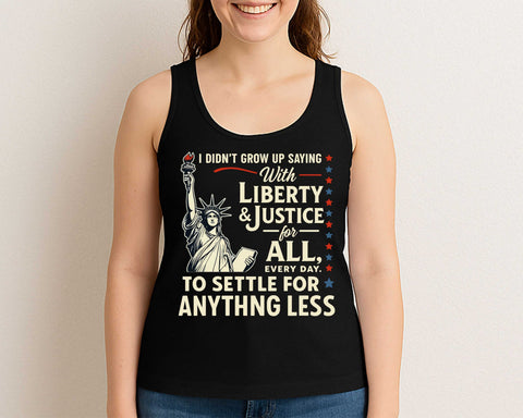 Patriotic Liberty and Justice SVG 4th of July Statue of Liberty Cut File SVG BillahCrafts 