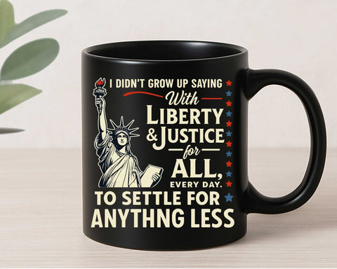 Patriotic Liberty and Justice SVG 4th of July Statue of Liberty Cut File SVG BillahCrafts 