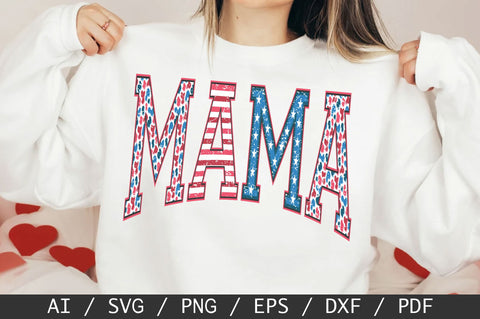 Patriotic Mama SVG, 4th of July Mama SVG SVG SVG Studio 