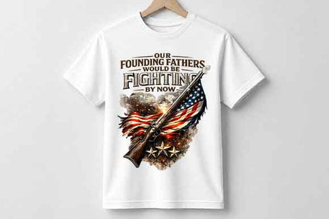 Patriotic PNG Founding Fathers Freedom Quote Sublimation Design SVG BillahCrafts 