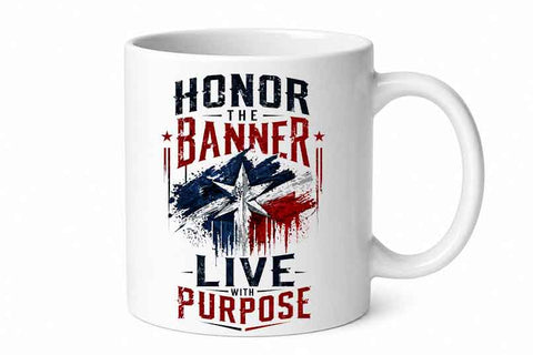 Patriotic PNG | Honor The Banner Sublimation Design SVG BillahCrafts 