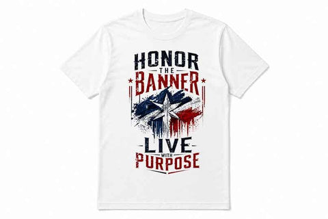 Patriotic PNG | Honor The Banner Sublimation Design SVG BillahCrafts 