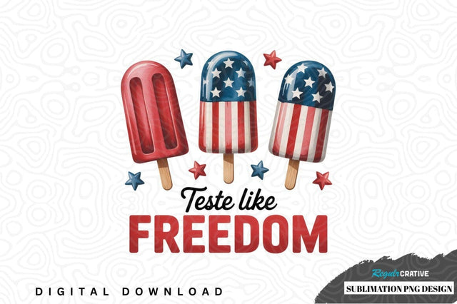 Patriotic popsicles sublimation png design Sublimation Regulrcrative 