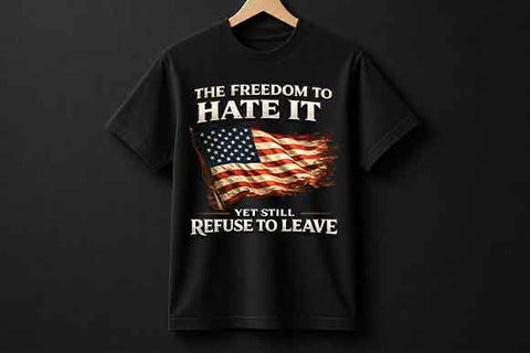 Patriotic Quote PNG American Flag Freedom Design Digital Download SVG BillahCrafts 